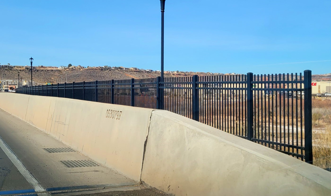 Ornamental Fence on Washington City Bridge - View 2